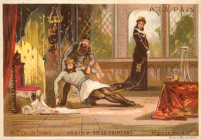 Louis V of France by French School